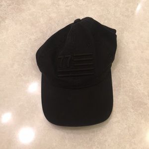 black “77” american eagle hat
